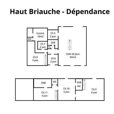Briauche 61 - Piscine Chauffee - Volley - 2h Paris - 45p * Éperrais